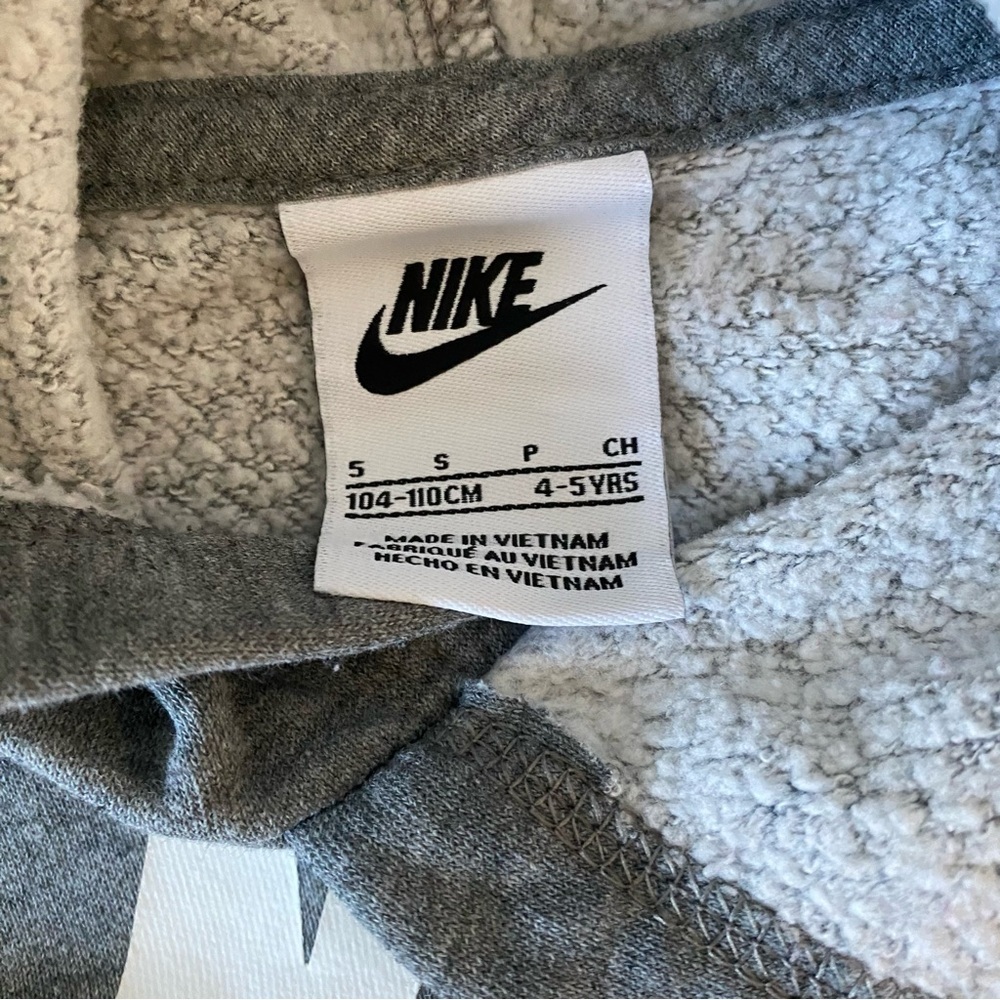 Nike Gray Hoodie kids sweater shirt size S - Picture 6 of 10